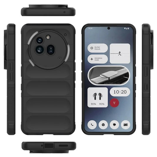 Fodral för Nothing Phone (3a) Pro, Techsuit, Magic Shield, Svart
