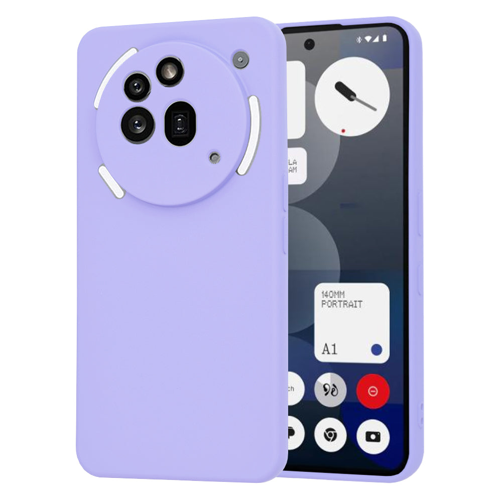 Fodral för Nothing Phone (3a) Pro, Techsuit, SoftFlex, Ljuslila