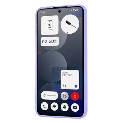 Fodral för Nothing Phone (3a) Pro, Techsuit, SoftFlex, Ljuslila