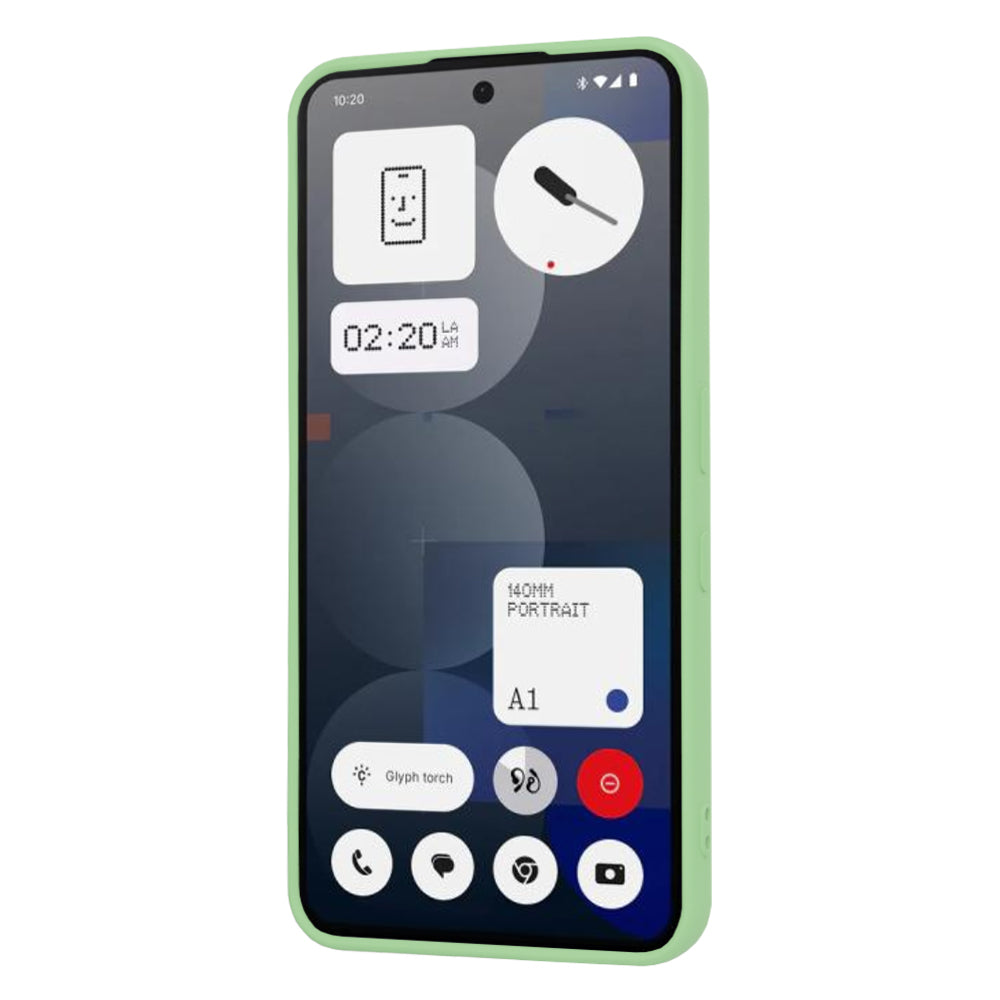 Fodral för Nothing Phone (3a) Pro, Techsuit, SoftFlex, Ljusgrön
