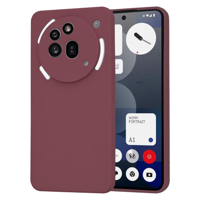 Fodral för Nothing Phone (3a) Pro, Techsuit, SoftFlex, Vinröd