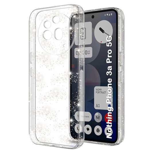 Fodral för Nothing Phone (3a) Pro, Techsuit, SparkleSkin, Transparent