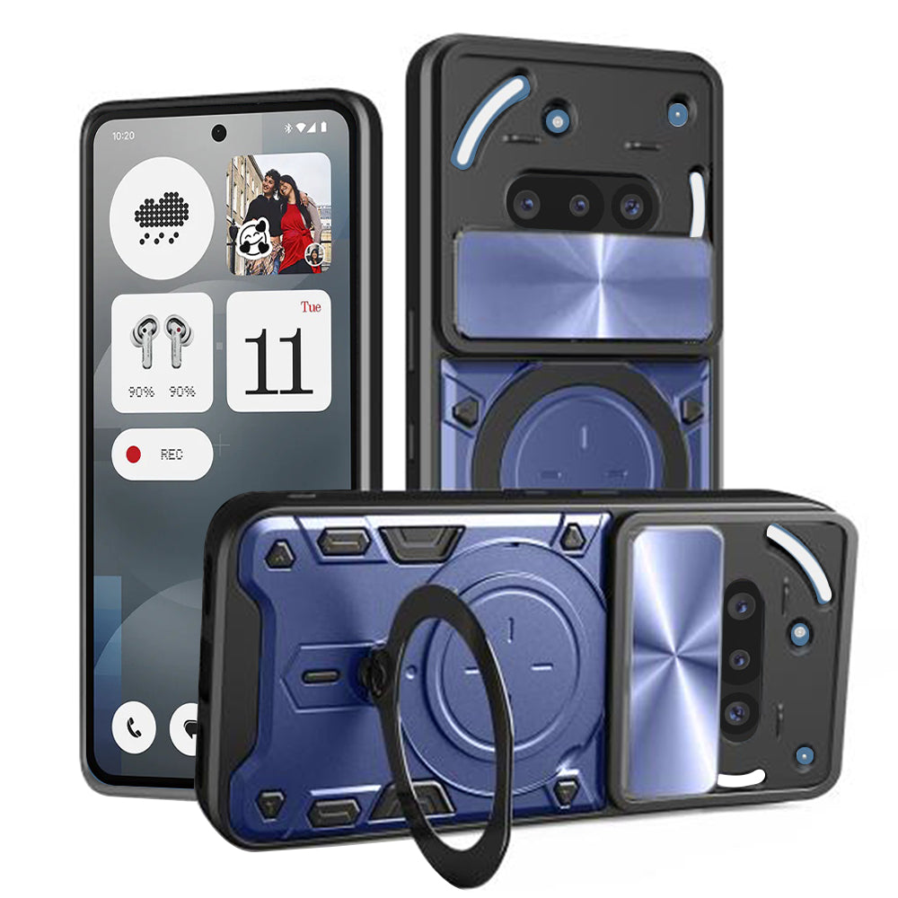 Fodral för Nothing Phone (3a), Techsuit, CamGuard Pro, Blå