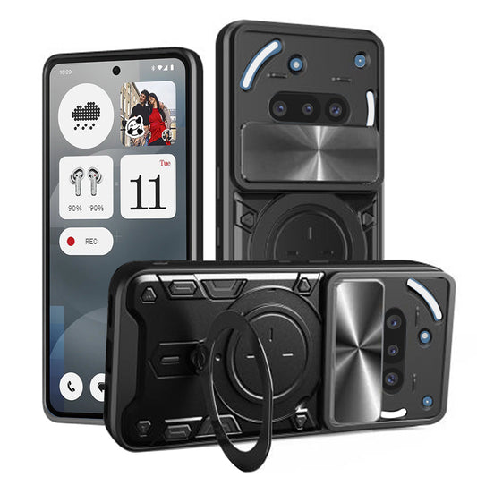 Fodral för Nothing Phone (3a), Techsuit, CamGuard Pro, Svart