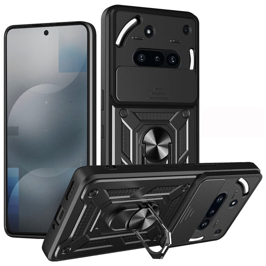 Fodral för Nothing Phone (3a), Techsuit, CamShield, Svart