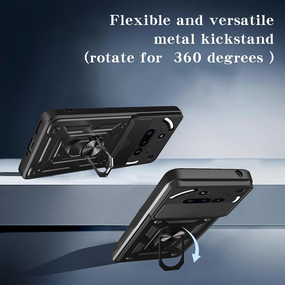 Fodral för Nothing Phone (3a), Techsuit, CamShield, Svart