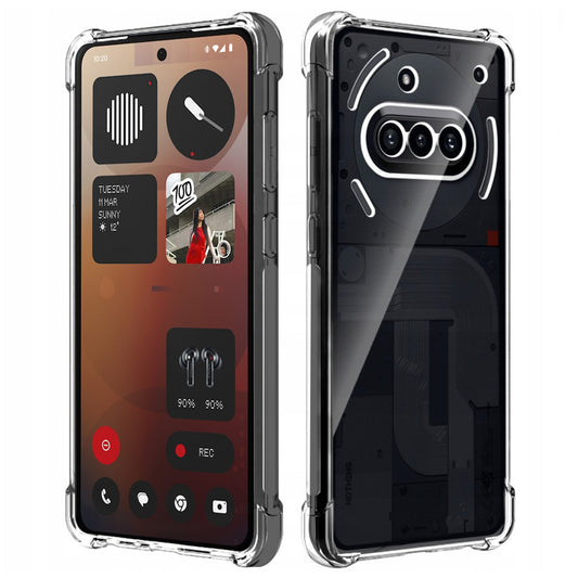 Fodral för Nothing Phone (3a), Techsuit, Stötsäker Klar, Transparent