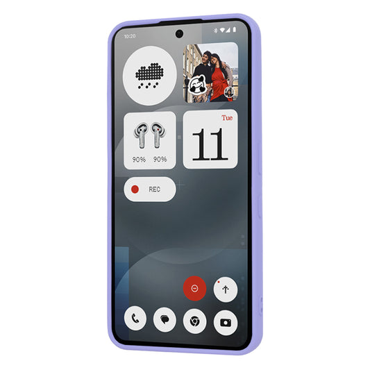 Fodral för Nothing Phone (3a), Techsuit, SoftFlex, Ljuslila