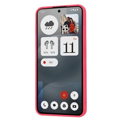 Fodral för Nothing Phone (3a), Techsuit, SoftFlex, Mörkrosa