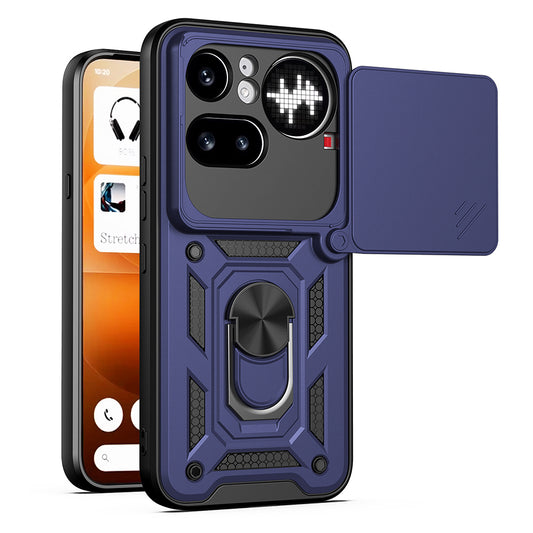Skyddsfodral för Nothing Phone (4a) Pro, Techsuit, CamShield, Blå