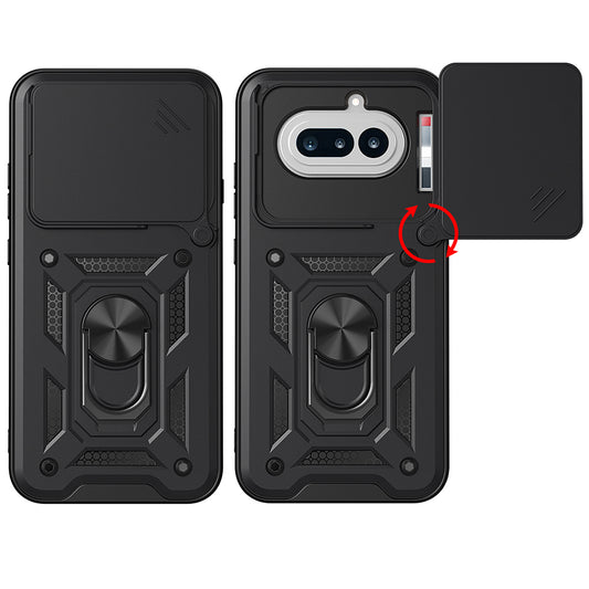 Skyddsfodral för Nothing Phone (4a), Techsuit, CamShield, Svart