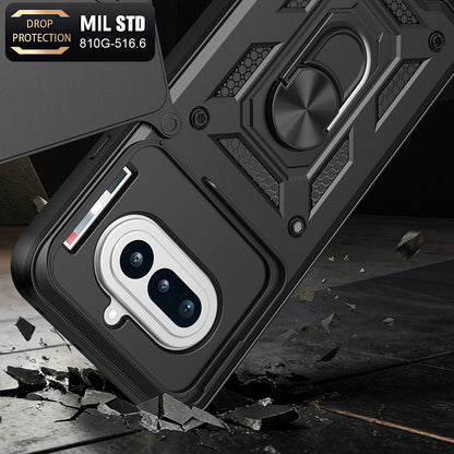 Case for Nothing Phone (4a), Techsuit, CamShield, Black