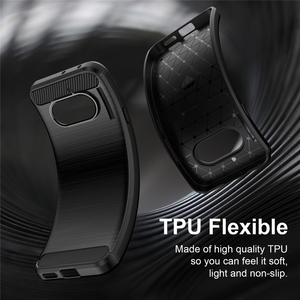 Skyddsfodral för Nothing Phone (4a), Techsuit, Kolfiber, Svart
