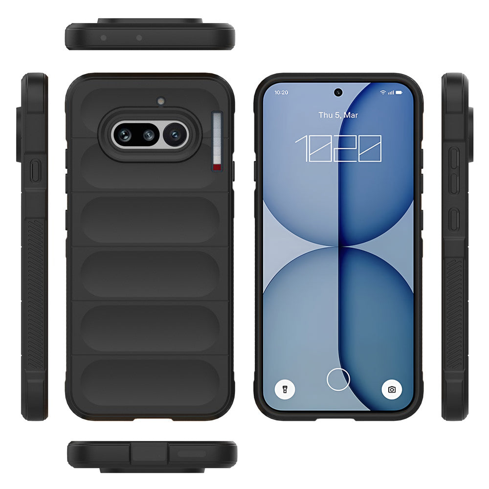 Skyddsfodral för Nothing Phone (4a), Techsuit, Magic Shield, Svart