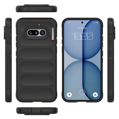 Skyddsfodral för Nothing Phone (4a), Techsuit, Magic Shield, Svart