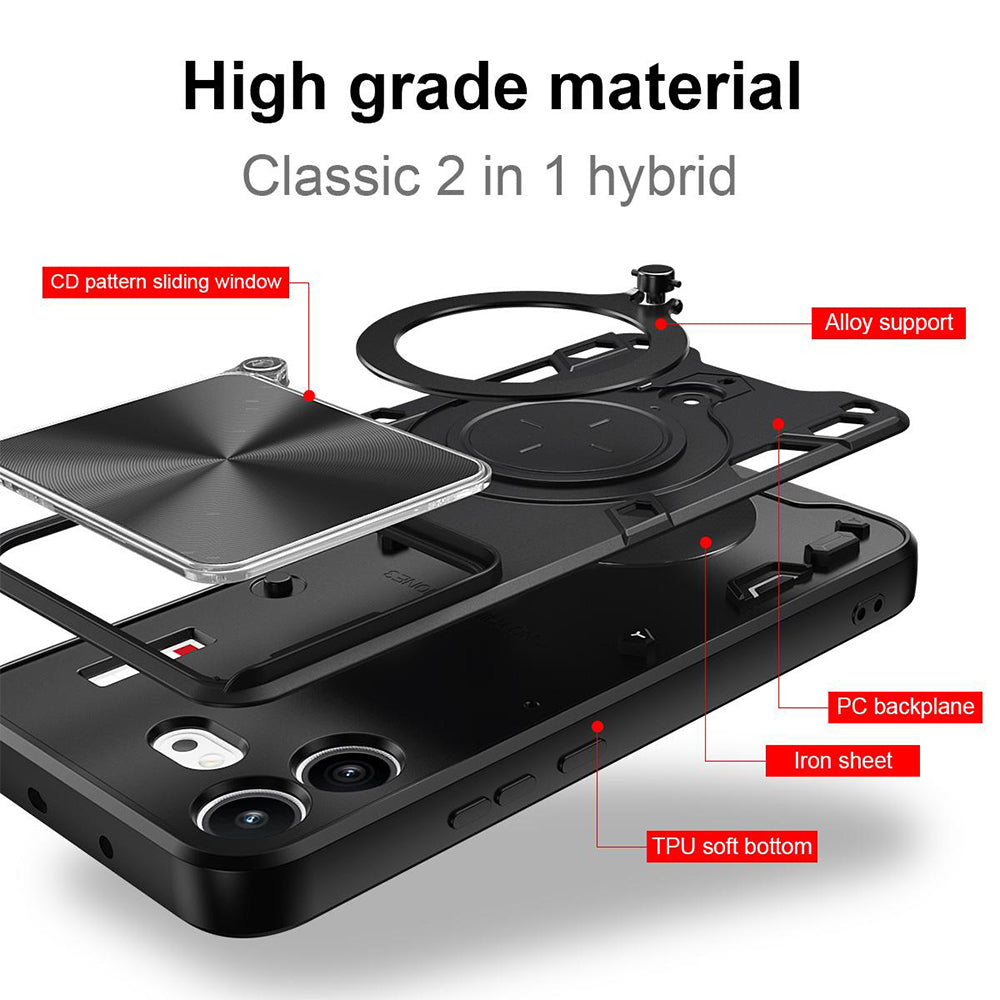 Fodral för Nothing Phone (4b), Techsuit, CamGuard Pro, Blå