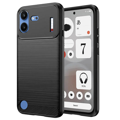 Fodral för Nothing Phone (4b), Techsuit, Kol, Svart