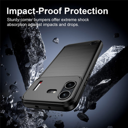 Fodral för Nothing Phone (4b), Techsuit, Kol, Svart