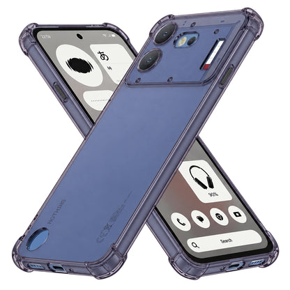 Fodral för Nothing Phone (4b), Techsuit, Stötsäker Klar, Rökfärgad