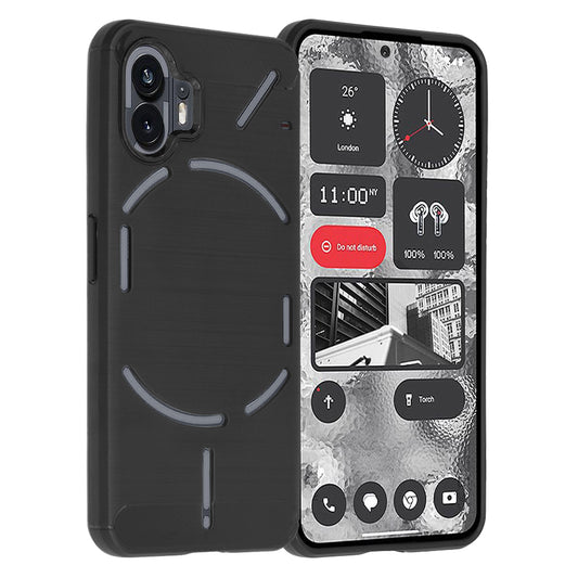 Fodral för Nothing Phone (2), Techsuit, Kol, Svart