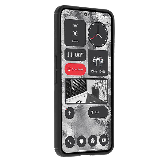Fodral för Nothing Phone (2), Techsuit, Kol, Svart