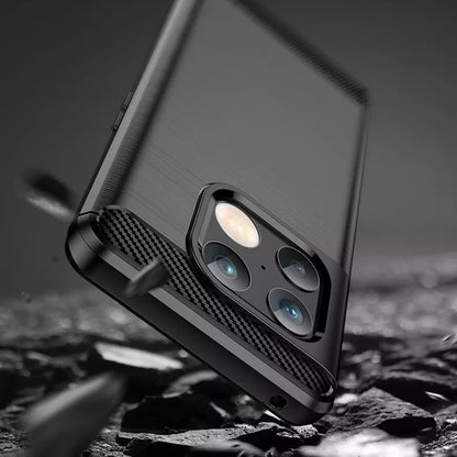 Fodral för OnePlus 10 Pro, Techsuit, Kolfiber, Svart