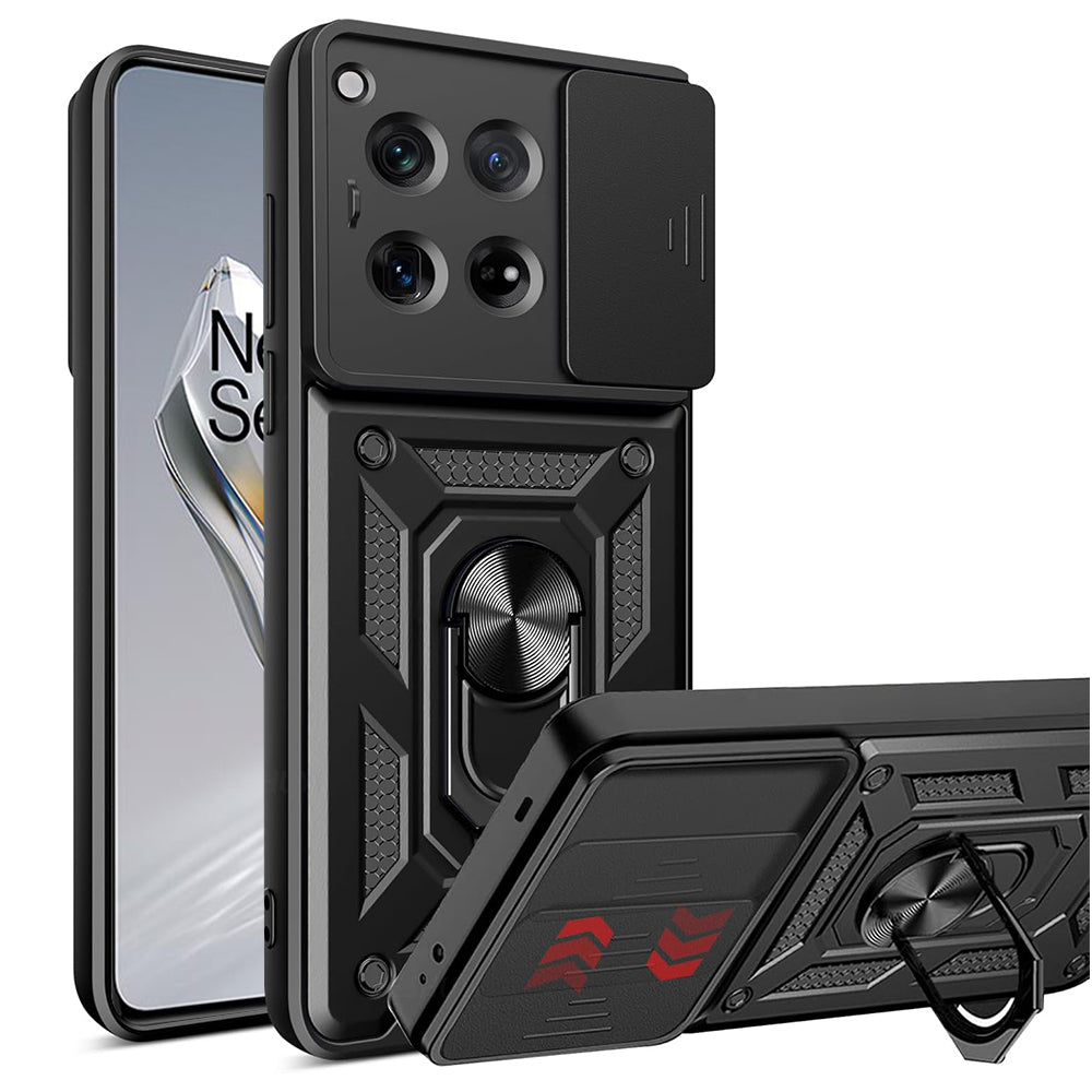 Fodral för OnePlus 12, Techsuit, CamShield, Svart