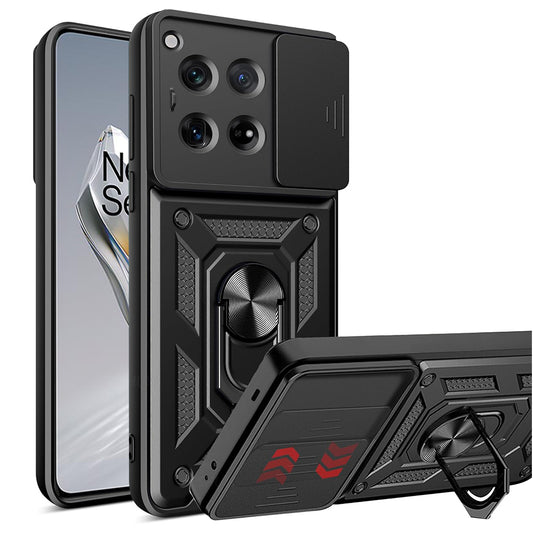 Fodral för OnePlus 12, Techsuit, CamShield, Svart