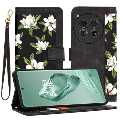 Fodral för OnePlus 12, Techsuit, FlipCraft, Svart