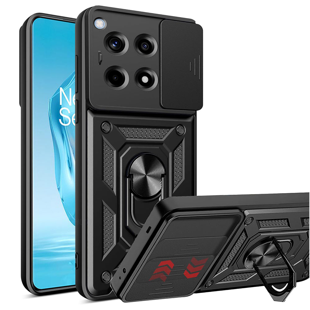 Fodral för OnePlus 12R, Techsuit, CamShield, Svart