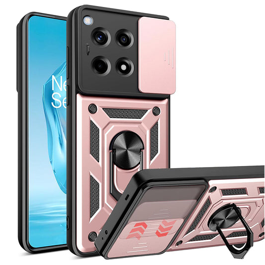 Fodral för OnePlus 12R, Techsuit, CamShield, Rosa
