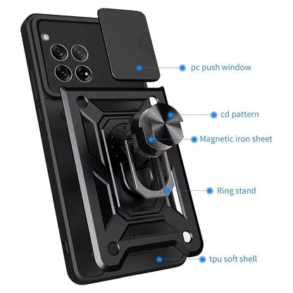 Fodral för OnePlus 12R, Techsuit, CamShield, Rosa