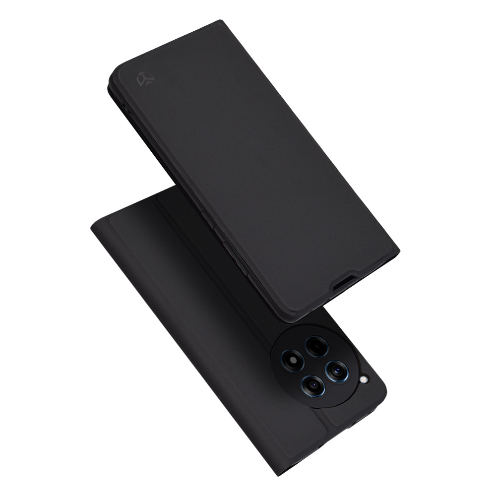Fodral för OnePlus 12R, Techsuit, Magskin Book, Svart