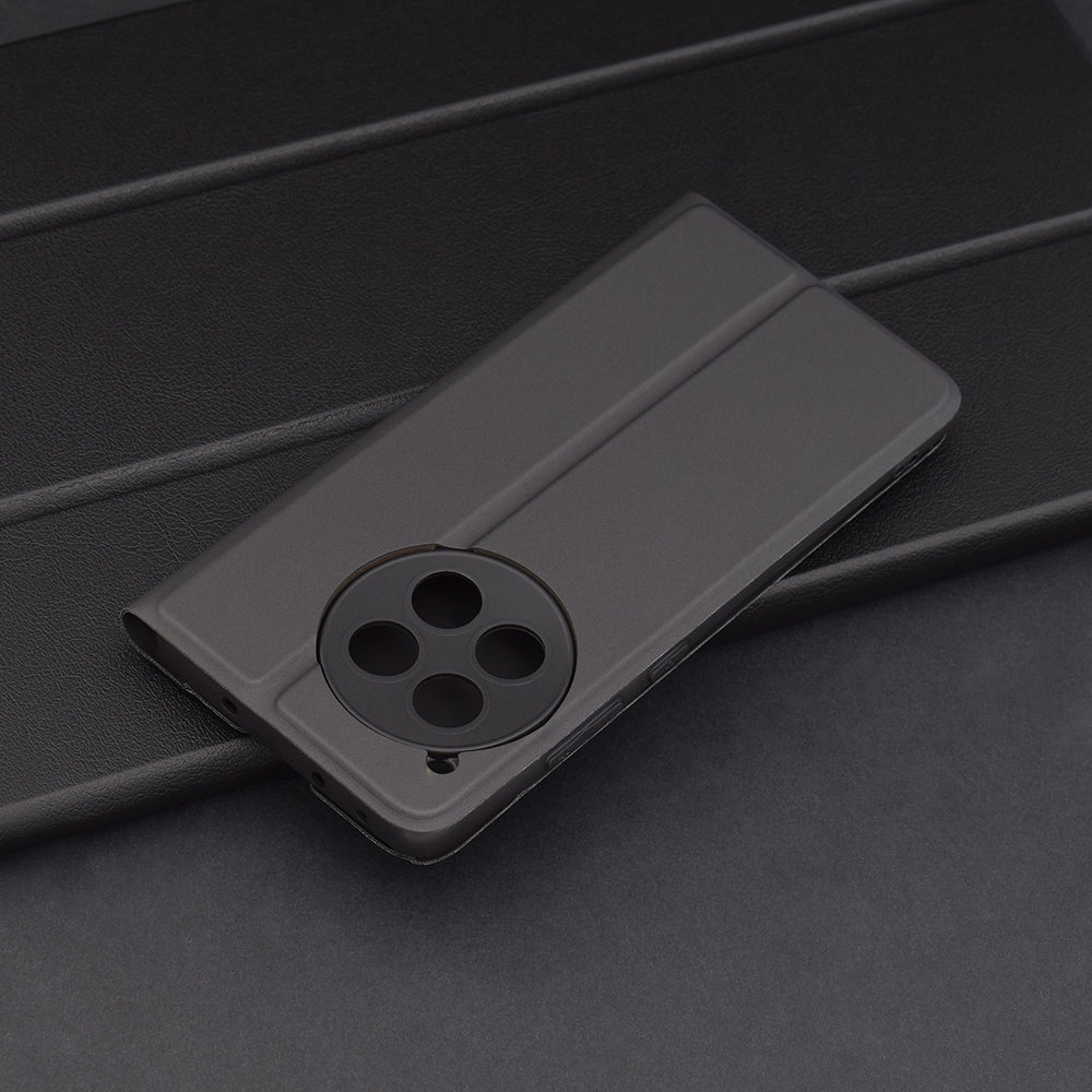 Fodral för OnePlus 12R, Techsuit, Magskin Book, Svart