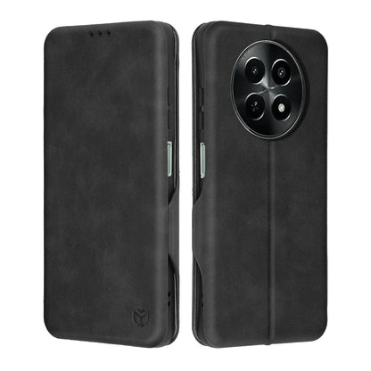 Fodral för OnePlus 12R, Techsuit, Safe Wallet Plus, Svart