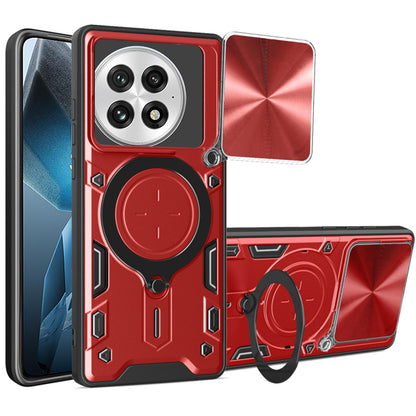 Fodral för OnePlus 13, Techsuit, CamGuard Pro, Röd