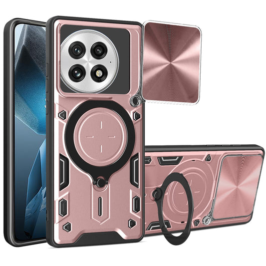 Fodral för OnePlus 13, Techsuit, CamGuard Pro, Rosa Guld