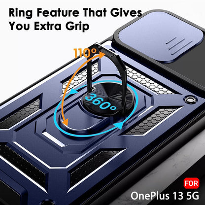 Fodral för OnePlus 13, Techsuit, CamShield, Blå