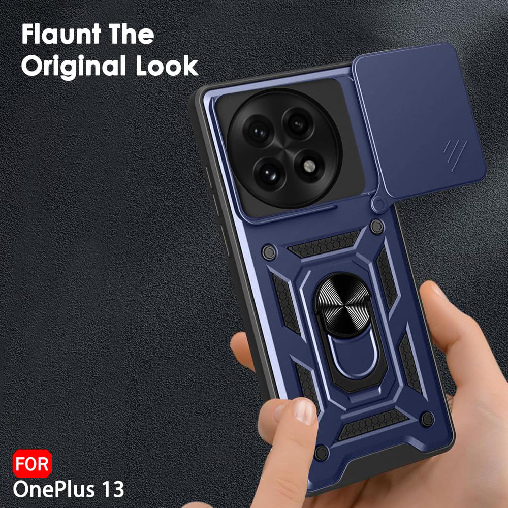 Fodral för OnePlus 13, Techsuit, CamShield, Blå
