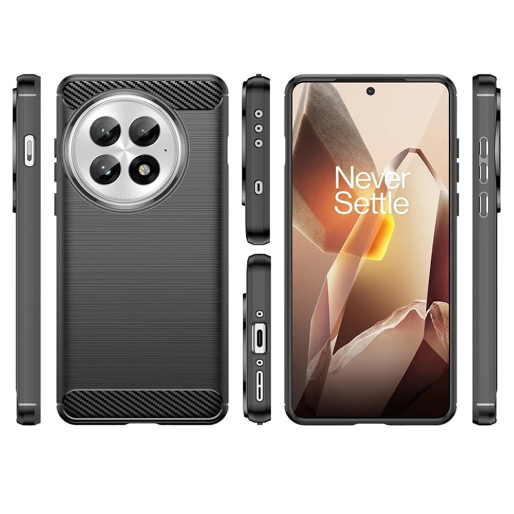 Fodral för OnePlus 13, Techsuit, Kolfiber, Blå