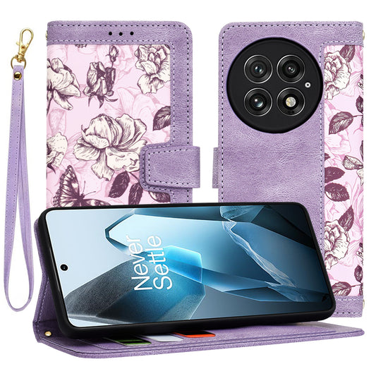 Fodral för OnePlus 13, Techsuit, FlipCraft, Lila