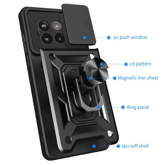 Fodral för OnePlus 13R, Techsuit, CamShield, Svart
