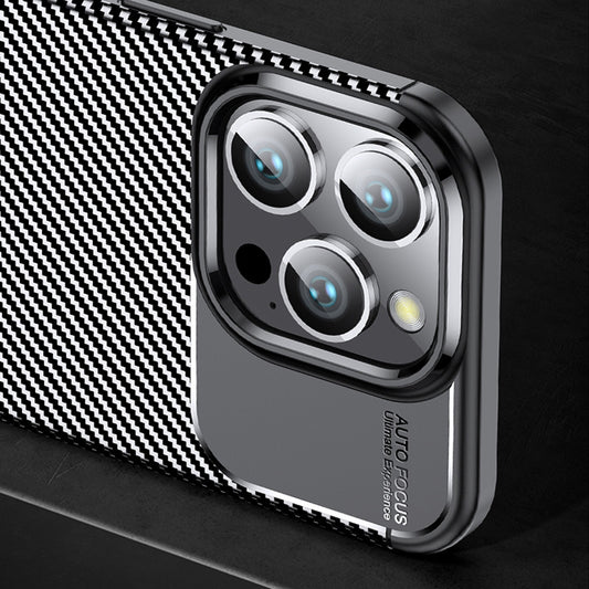 Fodral för OnePlus 13R, Techsuit, kolfiber, svart