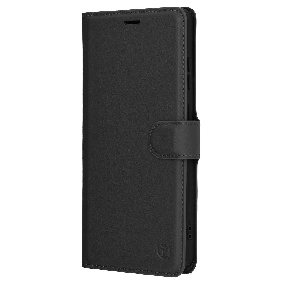 Fodral för OnePlus 13R, Techsuit, Leather Folio, Svart