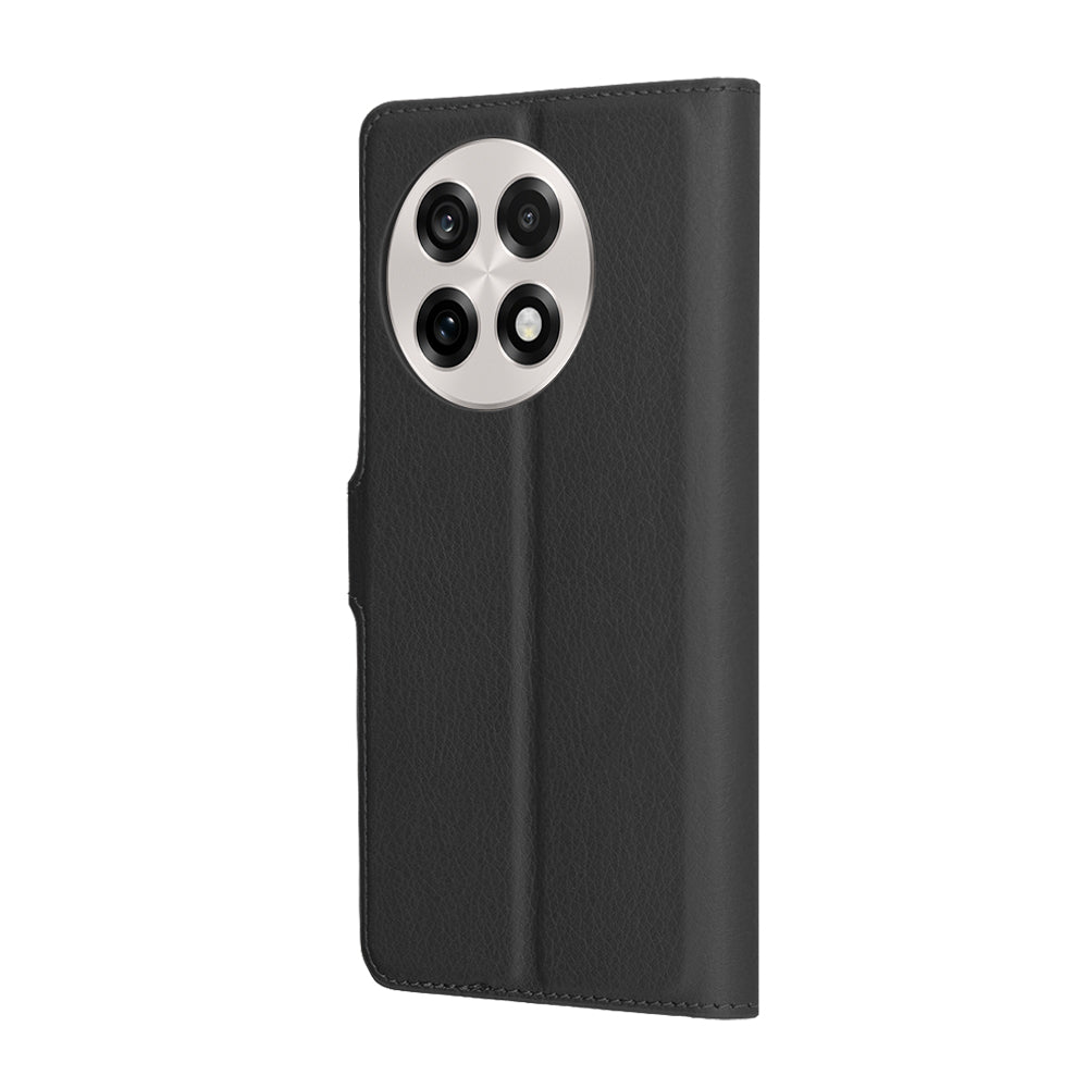 Fodral för OnePlus 13R, Techsuit, Leather Folio, Svart