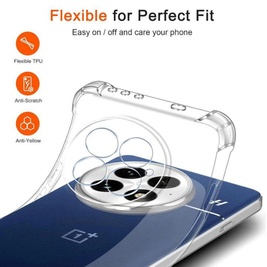 Fodral för OnePlus 13R, Techsuit, Stötsäker Klar, Transparent