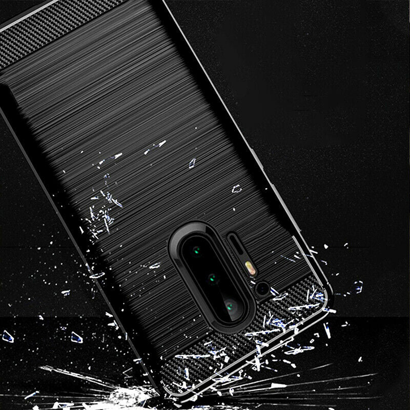 Fodral för OnePlus 8 Pro, Techsuit, Kolfiber, Svart