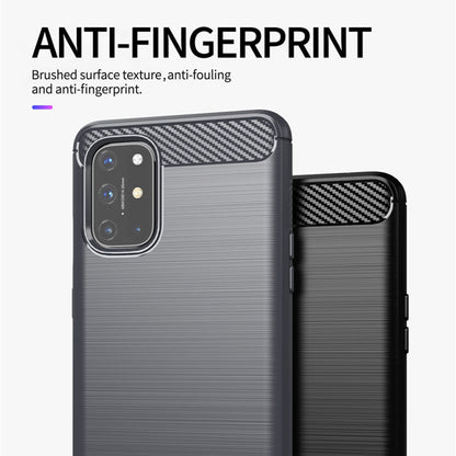 Fodral för OnePlus 9, Techsuit, Kolfiber, Svart