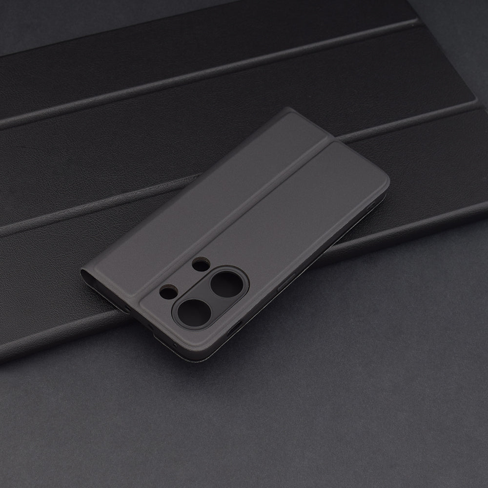 Skyddsfodral för OnePlus Nord 3, Techsuit, Magskin Book, Svart