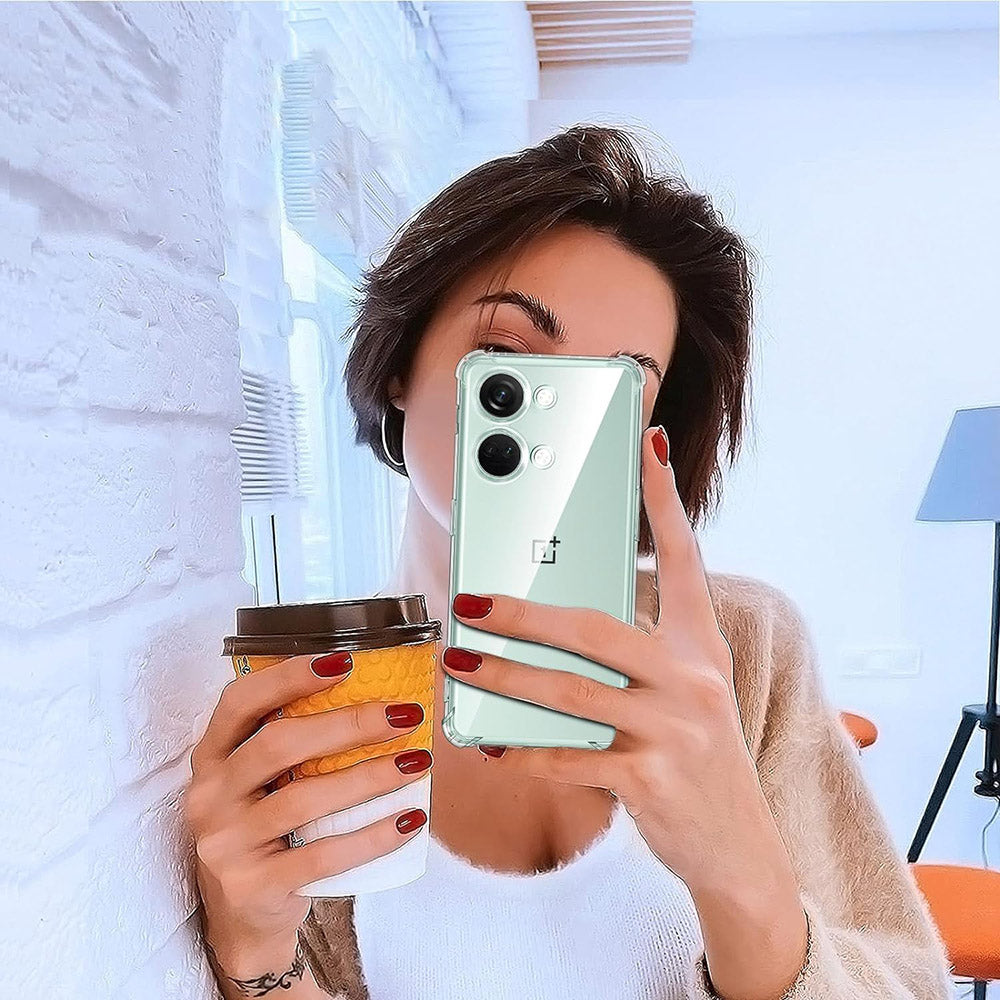 Fodral för OnePlus Nord 3, Techsuit, Stötsäker Klar, Transparent